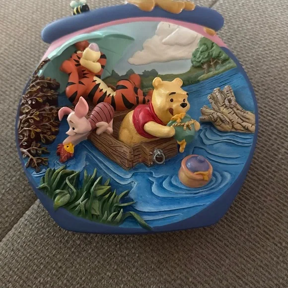 Walt Disney Winnie the Pooh's Hunnypot Adventures Fishin For Fun 3D Plate Tigger - Picture 2 of 4